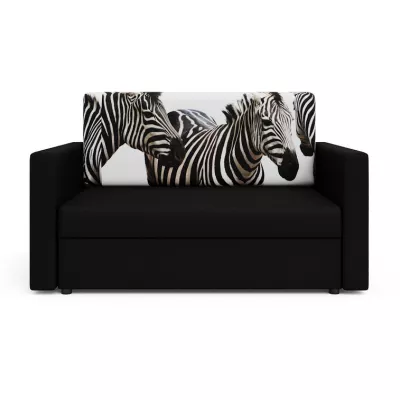 ARIA zebra kanapéágy - fekete