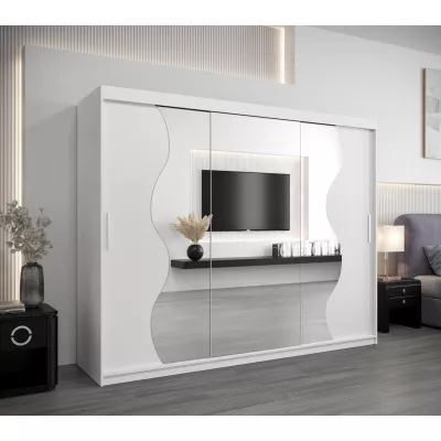 ROZALIE gardrób - szélesség 250 cm, fehér