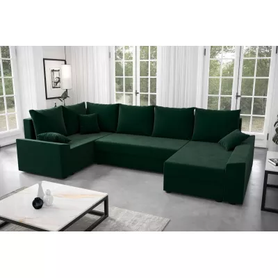 PARI elegáns U-alakú ülőgarnitúra - zöld