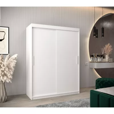 Tolóajtós szekrény 150 cm széles TIMEA - fehér
