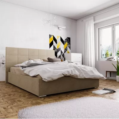 FLEK 4 franciaágy tárolóhellyel - 180x200, bézs