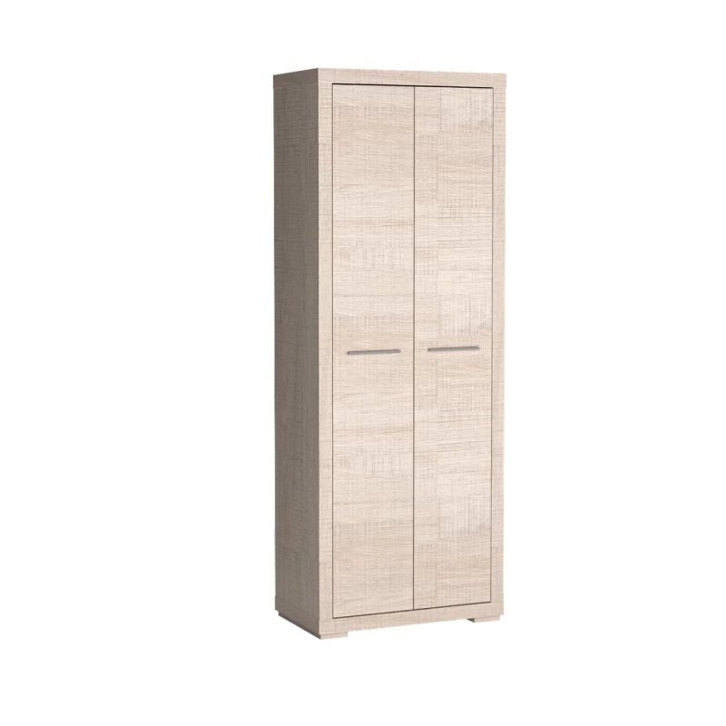 TRIXA kétajtós gardróbszekrény - szélesség 70 cm, Santana tölgyfa