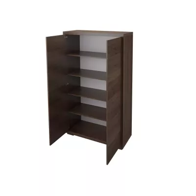 TRIXA kétajtós gardróbszekrény - szélesség 70 cm, Santana tölgyfa