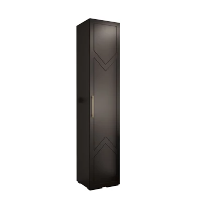 MARIYA 5 előszobai szekrény - 50 cm, fekete