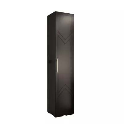 MARIYA 5 előszobai szekrény - 50 cm, fekete