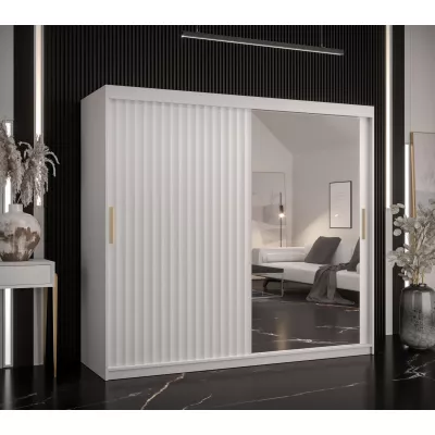 RADKIN 2 tükrös ruhásszekrény - szélesség 200 cm, fehér