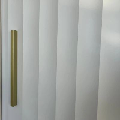 RADKIN 2 tükrös ruhásszekrény - szélesség 180 cm, fehér