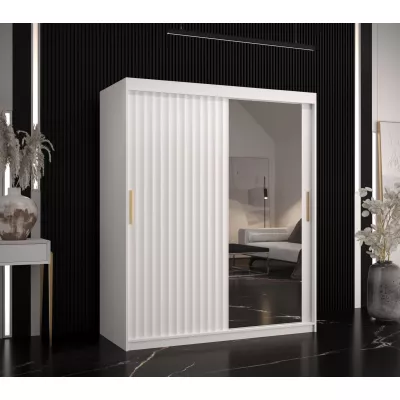 RADKIN 2 tükrös ruhásszekrény - szélesség 150 cm, fehér