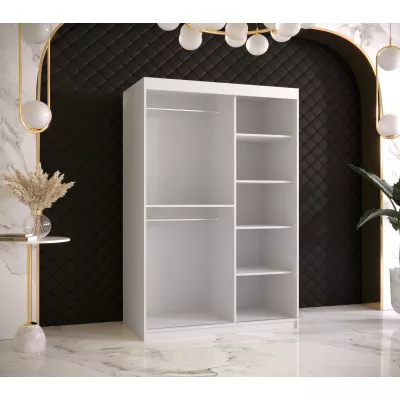 RADKIN 2 tükrös ruhásszekrény - szélesség 120 cm, fehér