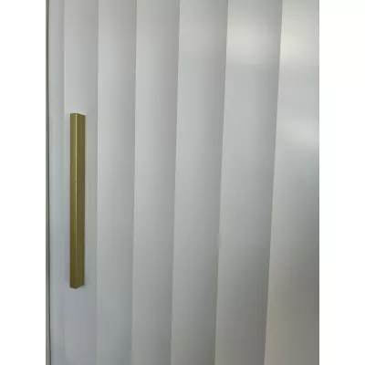 RADKIN 2 tükrös ruhásszekrény - szélesség 120 cm, fehér