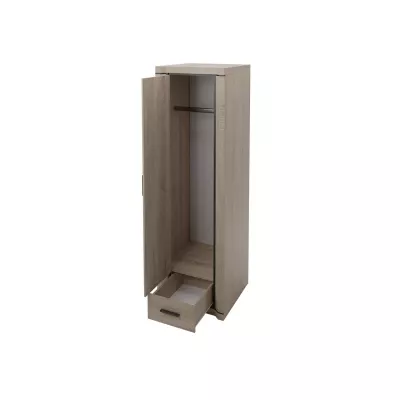 Keskeny AIRA gardróbszekrény - szélesség 58 cm, sonoma tölgy