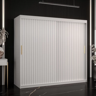 RADKIN 1 gardróbszekrény - szélesség 200 cm, fehér