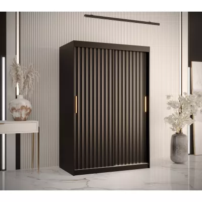 RADKIN 1 ruhásszekrény - szélesség 120 cm, fekete