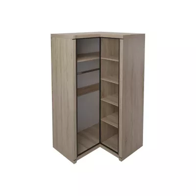 AIRA sarokszekrény - szélesség 100 cm, szarvasgomba tölgyfa
