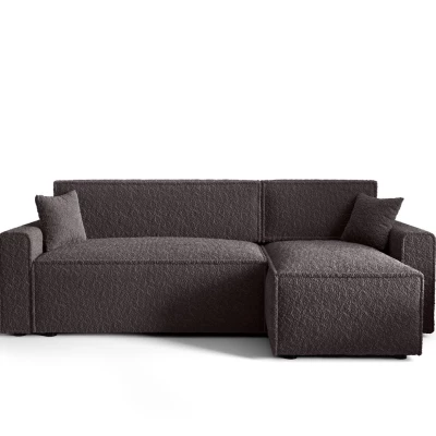 RADANA kényelmes kinyitható kanapé - barna 1