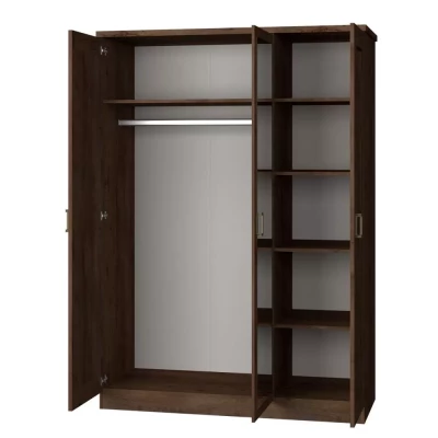 GIADA tükrös ruhásszekrény - szélesség 135 cm, tölgyfa
