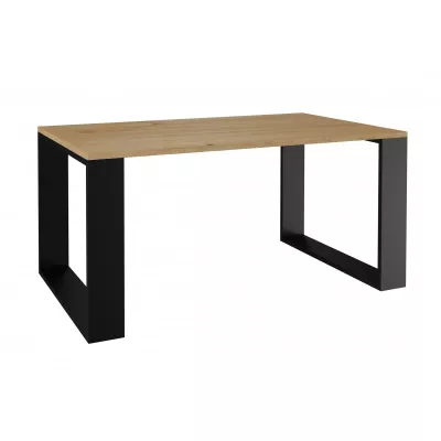 LAUREN 1 dohányzóasztal - artisan tölgy / fekete