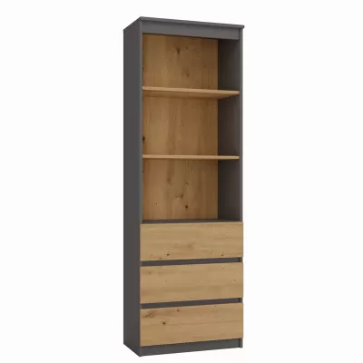 KALEV polcrendszer fiókokkal - artisan tölgy / antracit