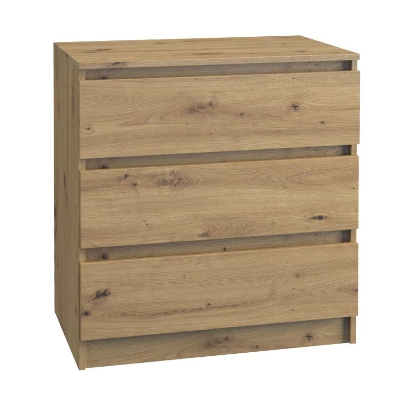 Keskeny komód TAAVI - artisan tölgyfa