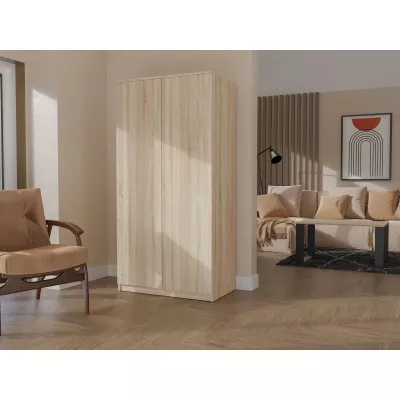 Kétajtós szekrény 90 cm TAUNO - sonoma tölgyfa