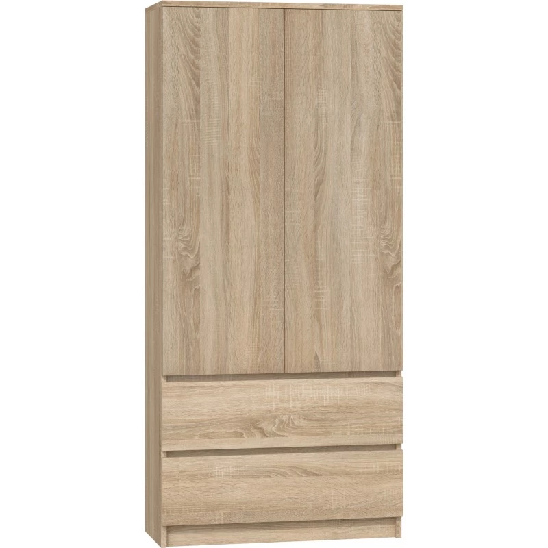 TAAVI gardrób szekrény 90 cm fiókokkal - sonoma tölgy