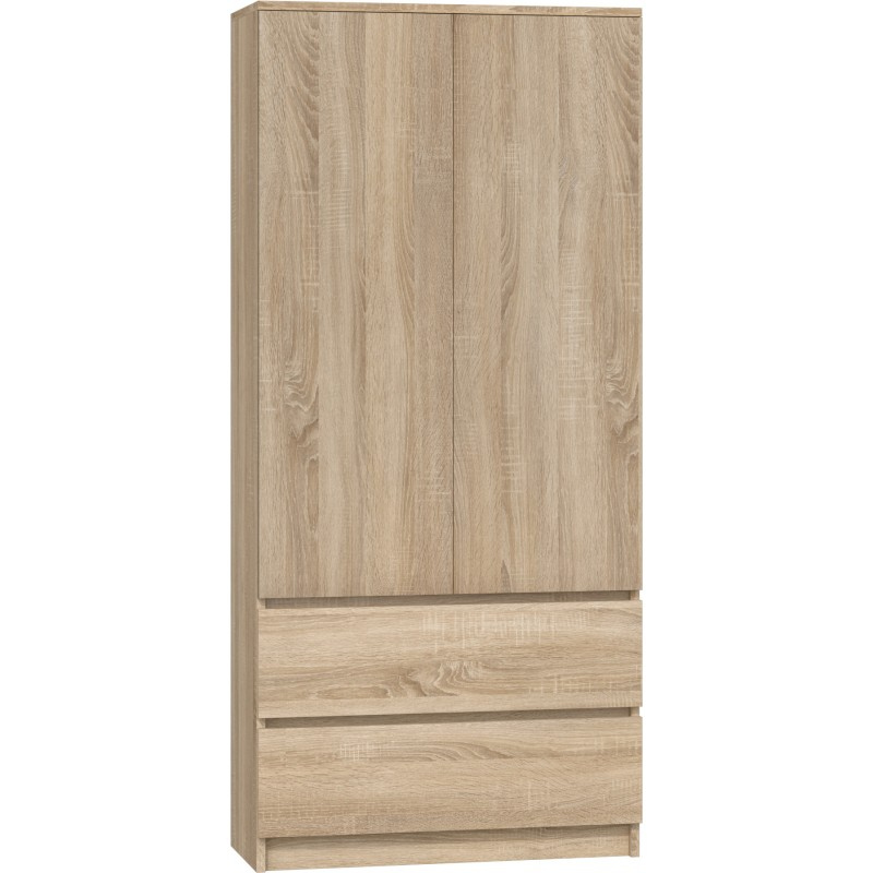TAAVI gardrób szekrény 90 cm fiókokkal - sonoma tölgy