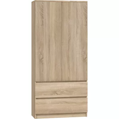 TAAVI gardrób szekrény 90 cm fiókokkal - sonoma tölgy