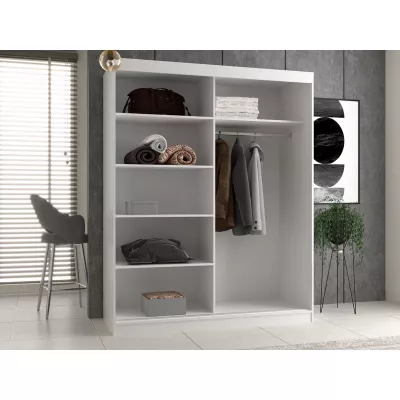 Gardróbszekrény 160 cm tükörrel RANNO 6 - artisan tölgyfa