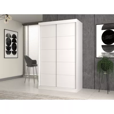 120 cm-es gardróbszekrény tolóajtókkal RANNO 2 - fehér