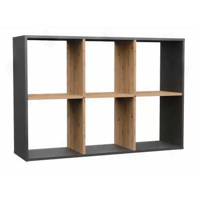 RAINIS 2 polcos elem - artisan tölgy / antracit
