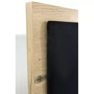 Ágy kárpitozott panelekkel AIMY - 160x200, artisan tölgy
