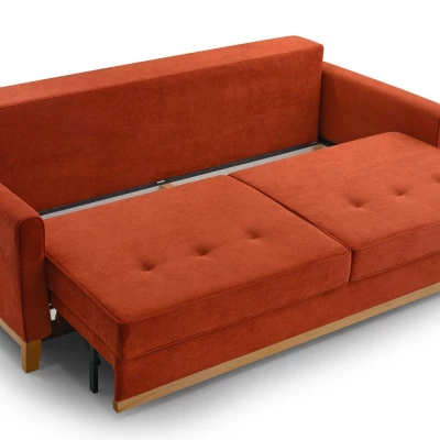 JAMAL stílusos kanapé - téglaszín