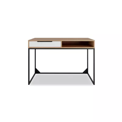 Íróasztal DARCY hickory / matt fehér