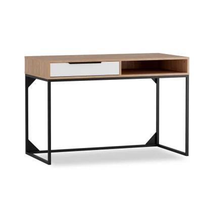 Íróasztal DARCY hickory / matt fehér
