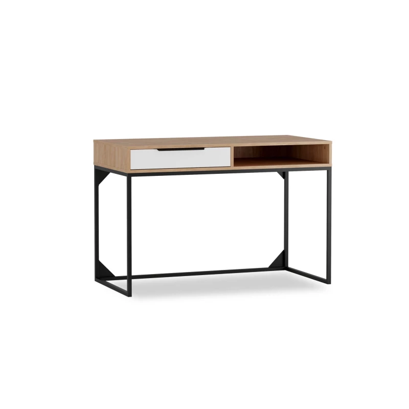 Íróasztal DARCY hickory / matt fehér