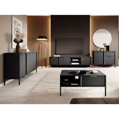 NUCOR 2 nappali szett - antracit / arany