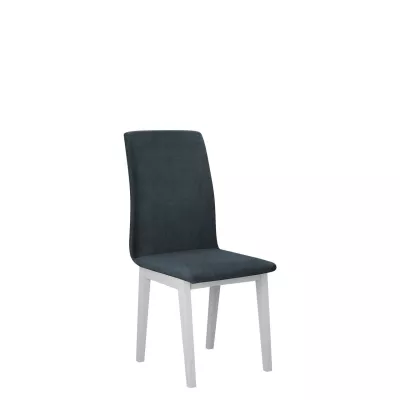Kárpitozott konyhai szék ADKINS 1 - fehér / sötétkék