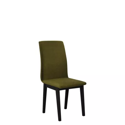 Kárpitozott konyhai szék ADKINS 1 - fekete / sötét olajzöld