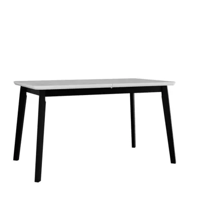 Kihúzható étkezőasztal 140x80 cm ANGLETON 7 - fehér / fekete