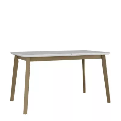 Kihúzható étkezőasztal 140x80 cm ANGLETON 7 - fehér / sonoma tölgy