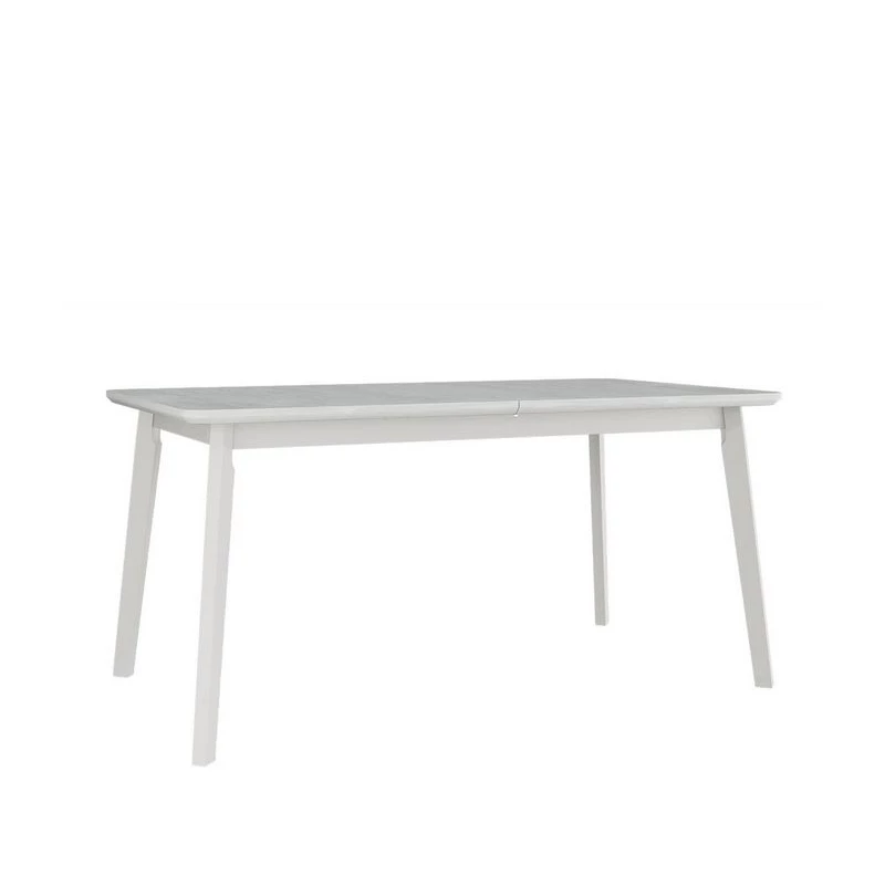Kihúzható étkezőasztal 160x90 cm ANGLETON 8 - fehér