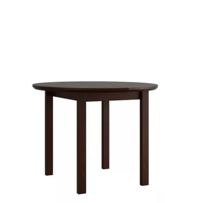 Kerek, kihúzható étkezőasztal 100 cm BAIRD 1 - diófa
