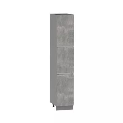ADAMA ételszekrény - szélesség 40 cm, világos műbeton / szürke, lábak 15 cm