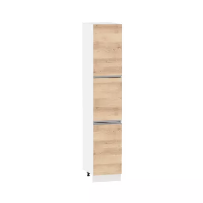 ADAMA élelmiszerszekrény - szélesség 40 cm, artisan bükk / fehér, lábak 10 cm