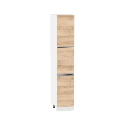 ADAMA élelmiszerszekrény - szélesség 40 cm, artisan bükk / fehér, lábak 15 cm