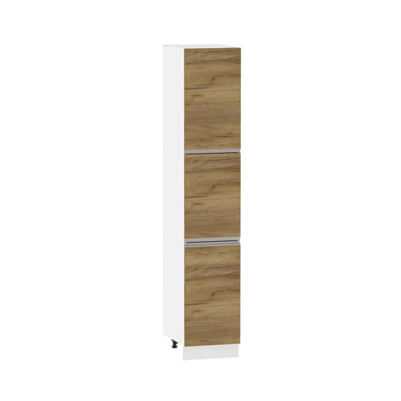 ADAMA élelmiszerszekrény - szélesség 40 cm, craft tölgyfa arany / fehér, lábak 10 cm