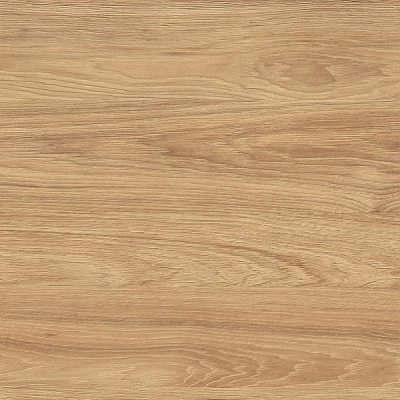 Kétajtós konyhaszekrény ADAMA - szélesség 80 cm, hickory natúr/fehér, ezüst fogantyú, 15 cm-es lábak