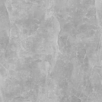 Kétajtós konyhaszekrény ADAMA - szélesség 80 cm, világos műbeton / szürke, ezüst fogantyú, 10 cm lábak