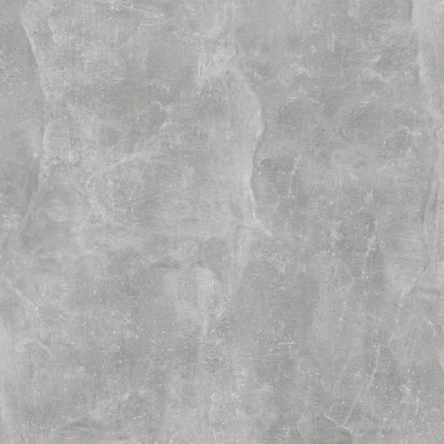 Kétajtós konyhaszekrény ADAMA - szélesség 80 cm, világos műbeton / szürke, ezüst fogantyú, 15 cm-es lábak