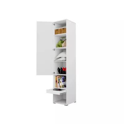 CELENA 1 magas szekrény - szélesség 45 cm, szürke